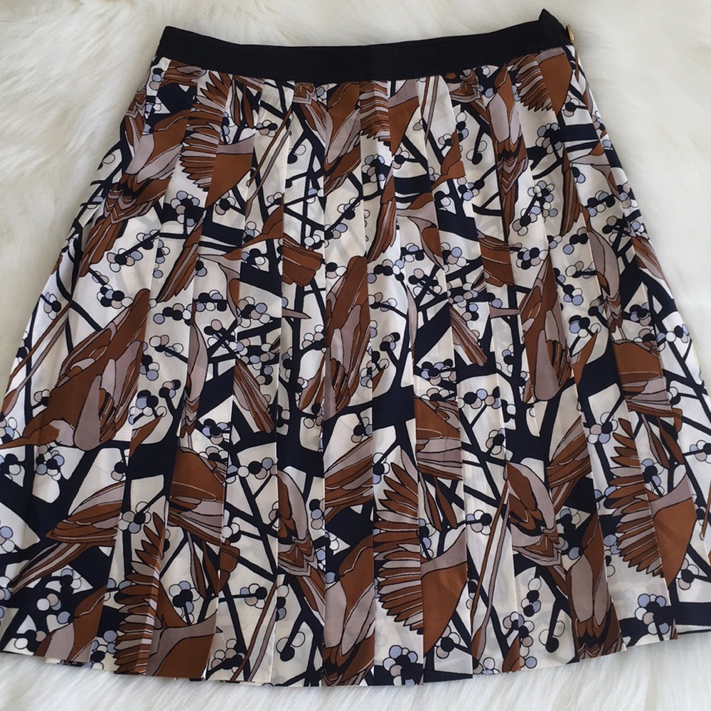 Marc by Marc Jacobs birds silk skirt